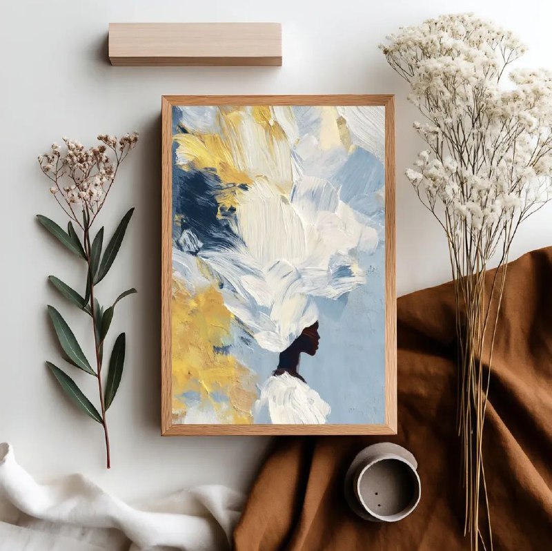Tableau Abstrait Ethéré