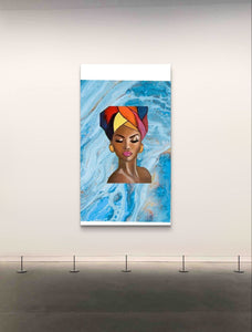 Tableau   illustration artistique d'une femme