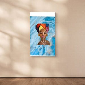 Tableau   illustration artistique d'une femme