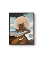 Tableau  e une femme noire déconstruite