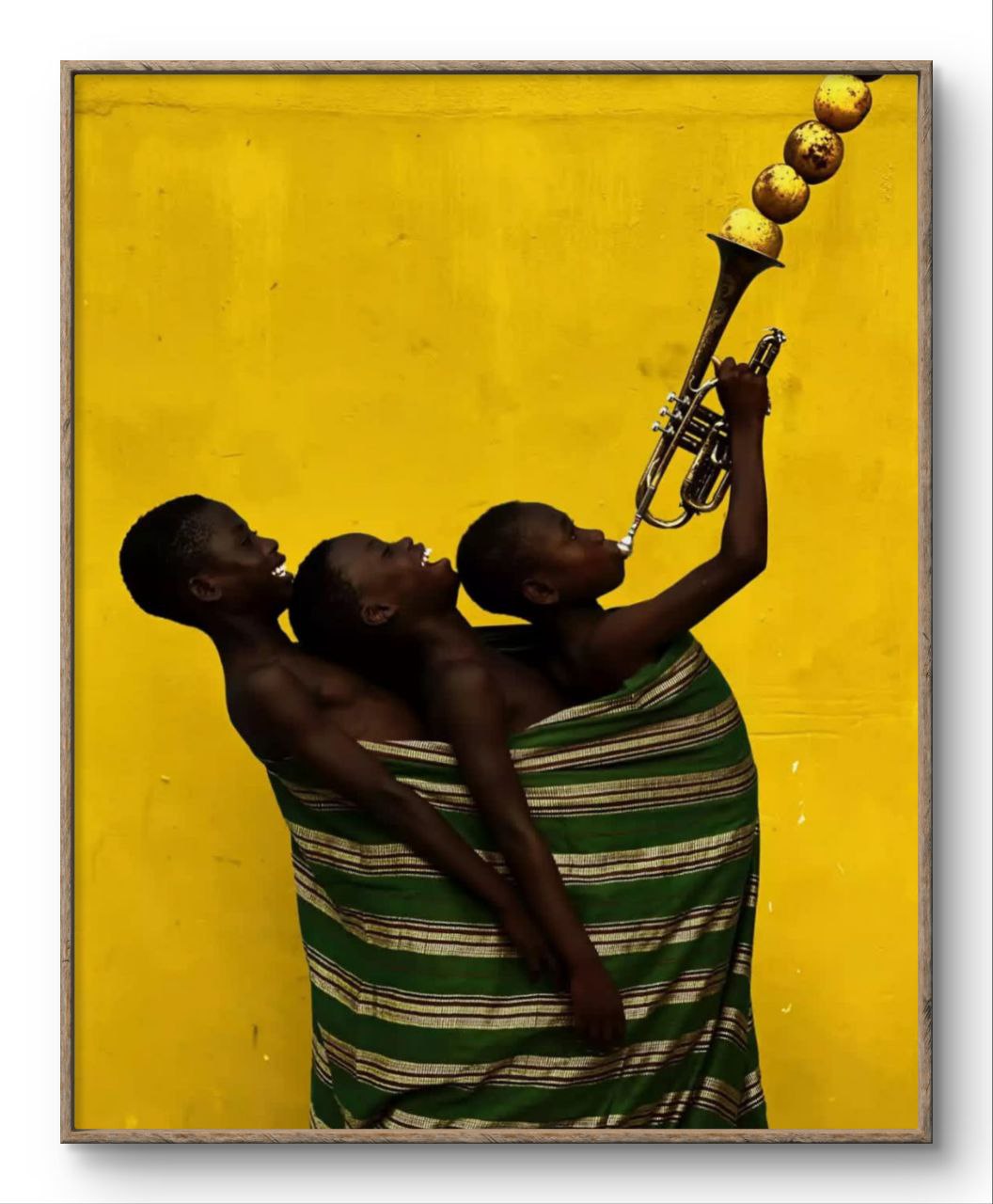 tableau  3 Jeunes homme scène artistique