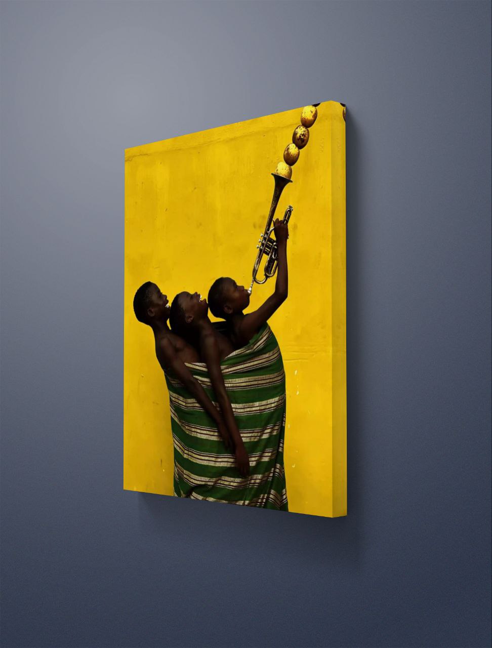 tableau  3 Jeunes homme scène artistique