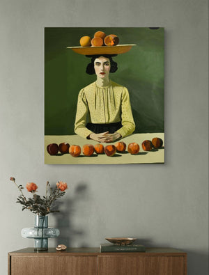 tableau  figure féminine.  esthétique